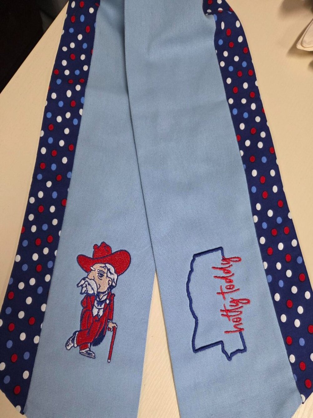 Whimsical Ole Miss Wreath Sash--$30, plus shipping